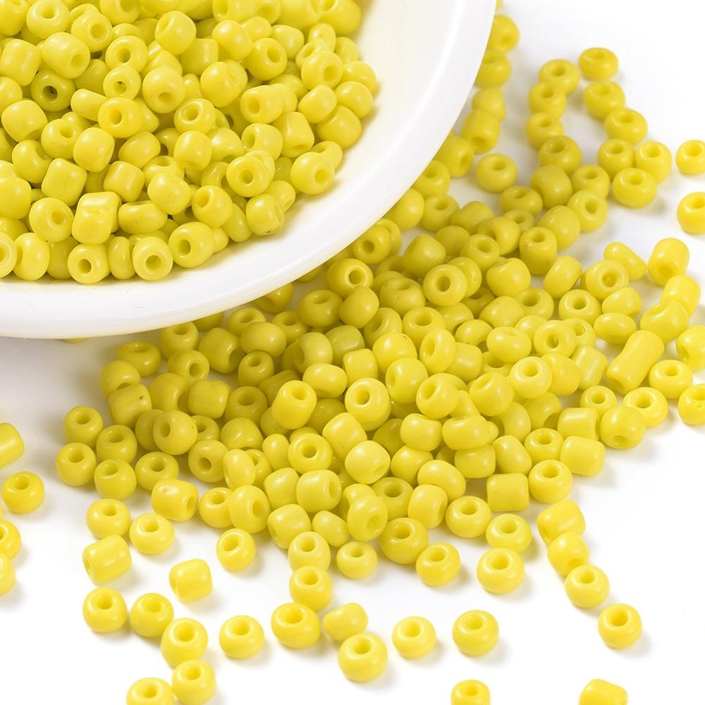 Yellow - 6/0 Opaque (50g) - Seed Beads