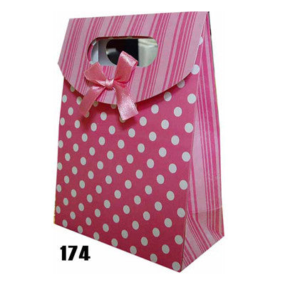 Gift Bag (5) - Pink/White Dots