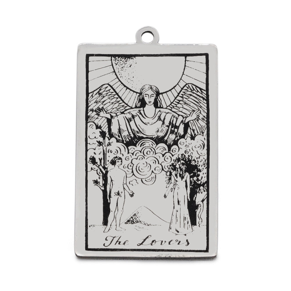 The Lovers - Tarot Card Pendant (1)