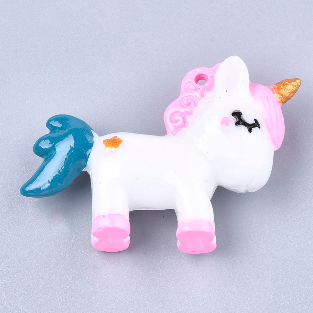 Unicorn Pendant (1) - Pink