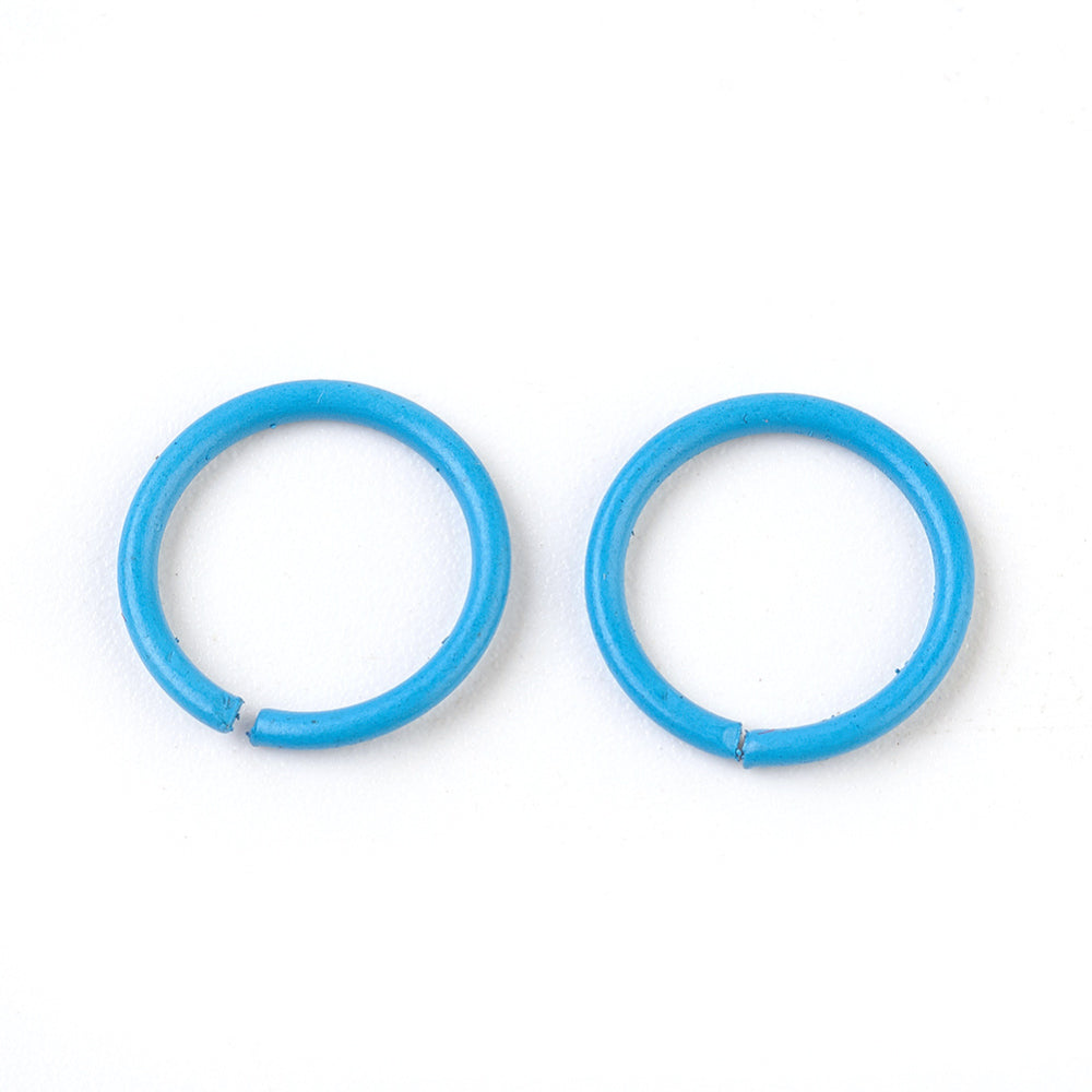 10mm Jumprings (20) - Blue