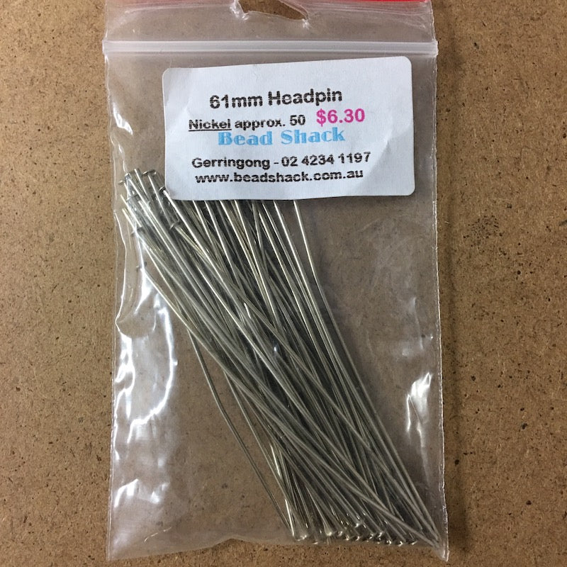 61mm Headpin - Nickel