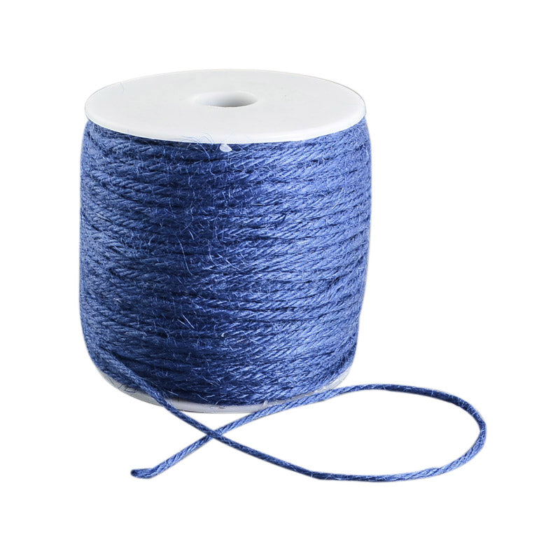 Blue (10m) - 2mm Hemp String