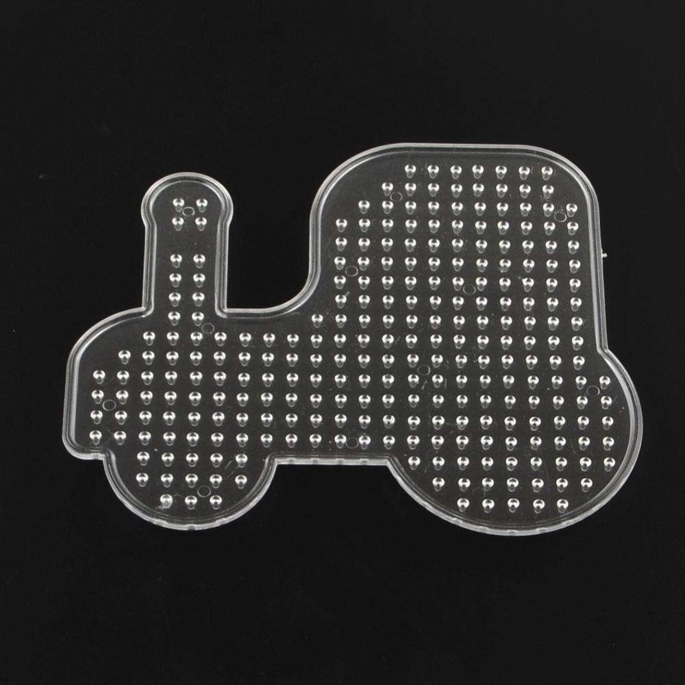 5mm Perler Peg Board - Train/Tractor