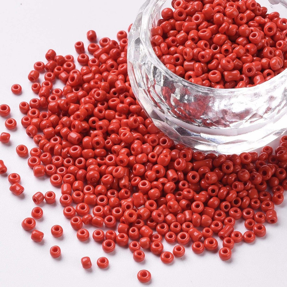 Red - 12/0 Opaque (50g) - Seed Beads