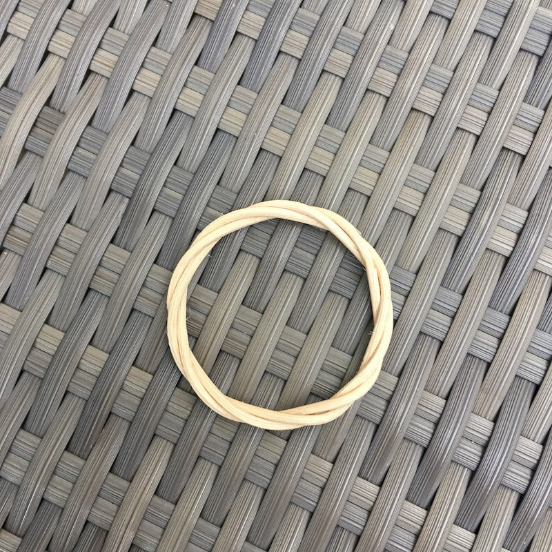 Rattan Woven Handmade Bamboo Cane Hoops - 9cm