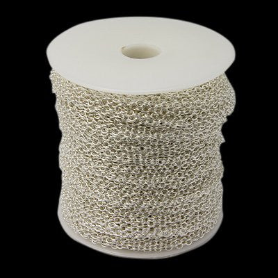 Cross Chain Unsoldered (10m) - Silver