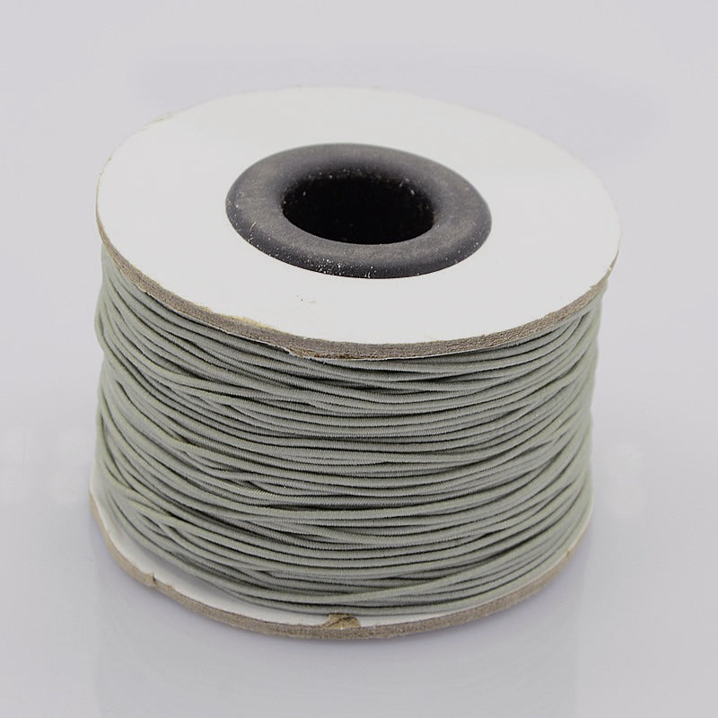1mm Cloth Elastic (10m) - Grey