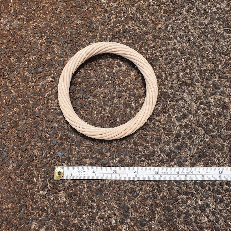 Rattan Twisted Handmade Bamboo Cane Hoop - Small