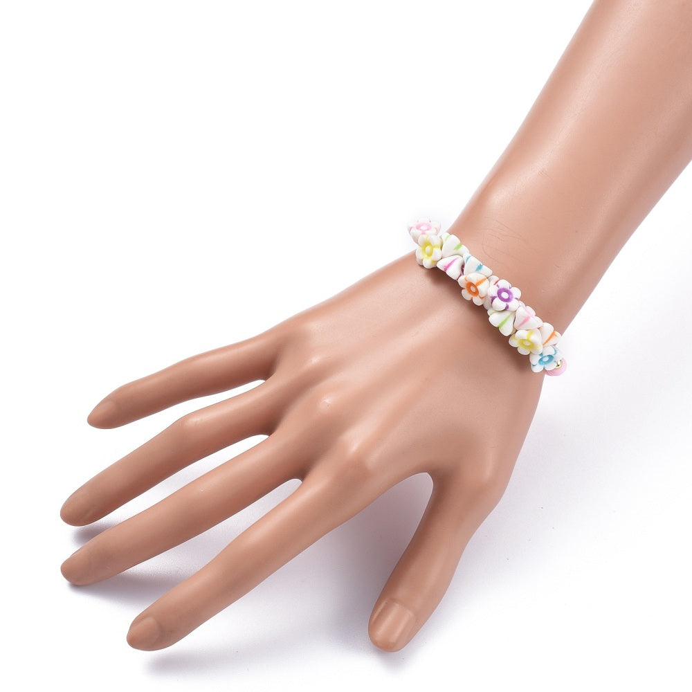 Beaded Flower Bunch Bracelet