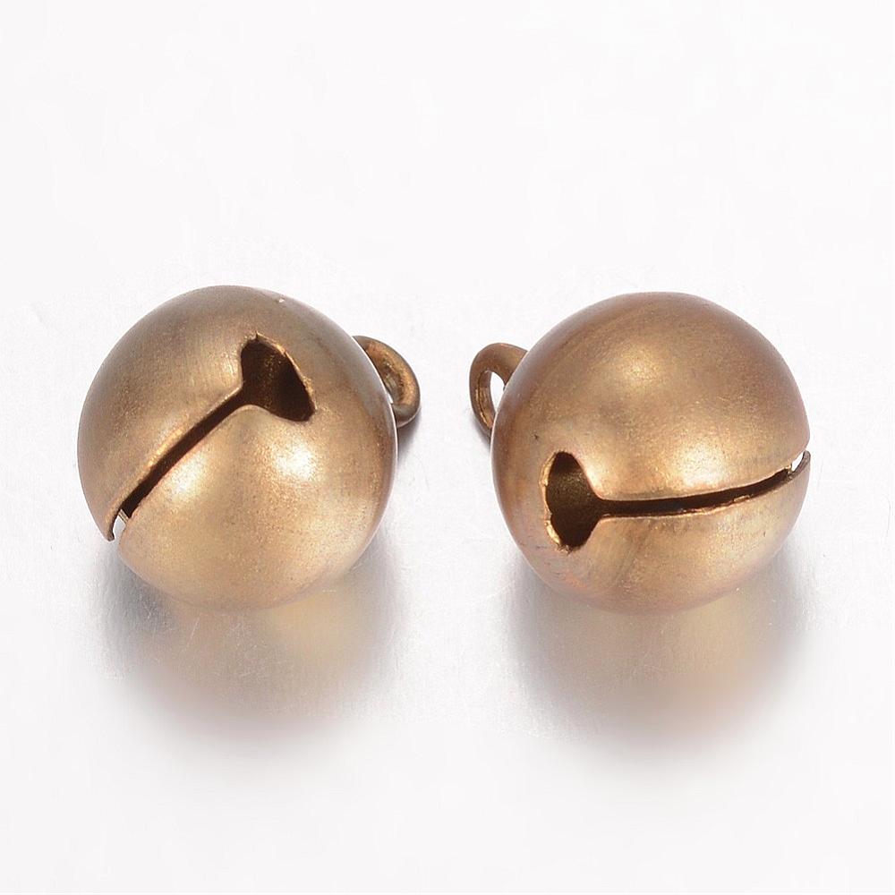 11.5mm Bells (10) - Ancient Gold