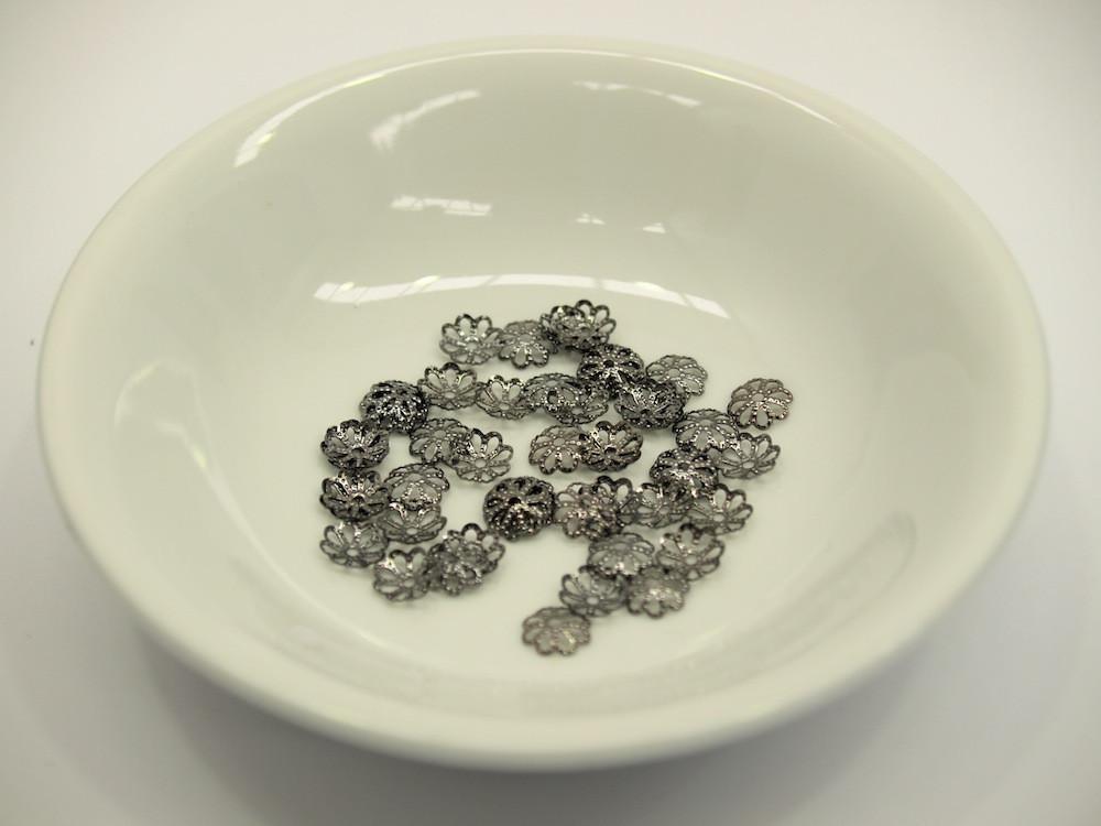 Filigree 7mm Bead Cap - 4 colours available - Bead Shack