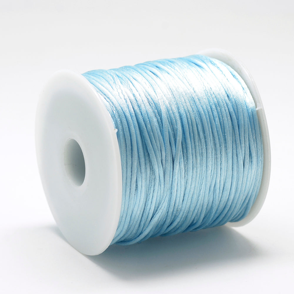 Light Sky Blue (10m) - 1mm Rat Tail - Bead Shack