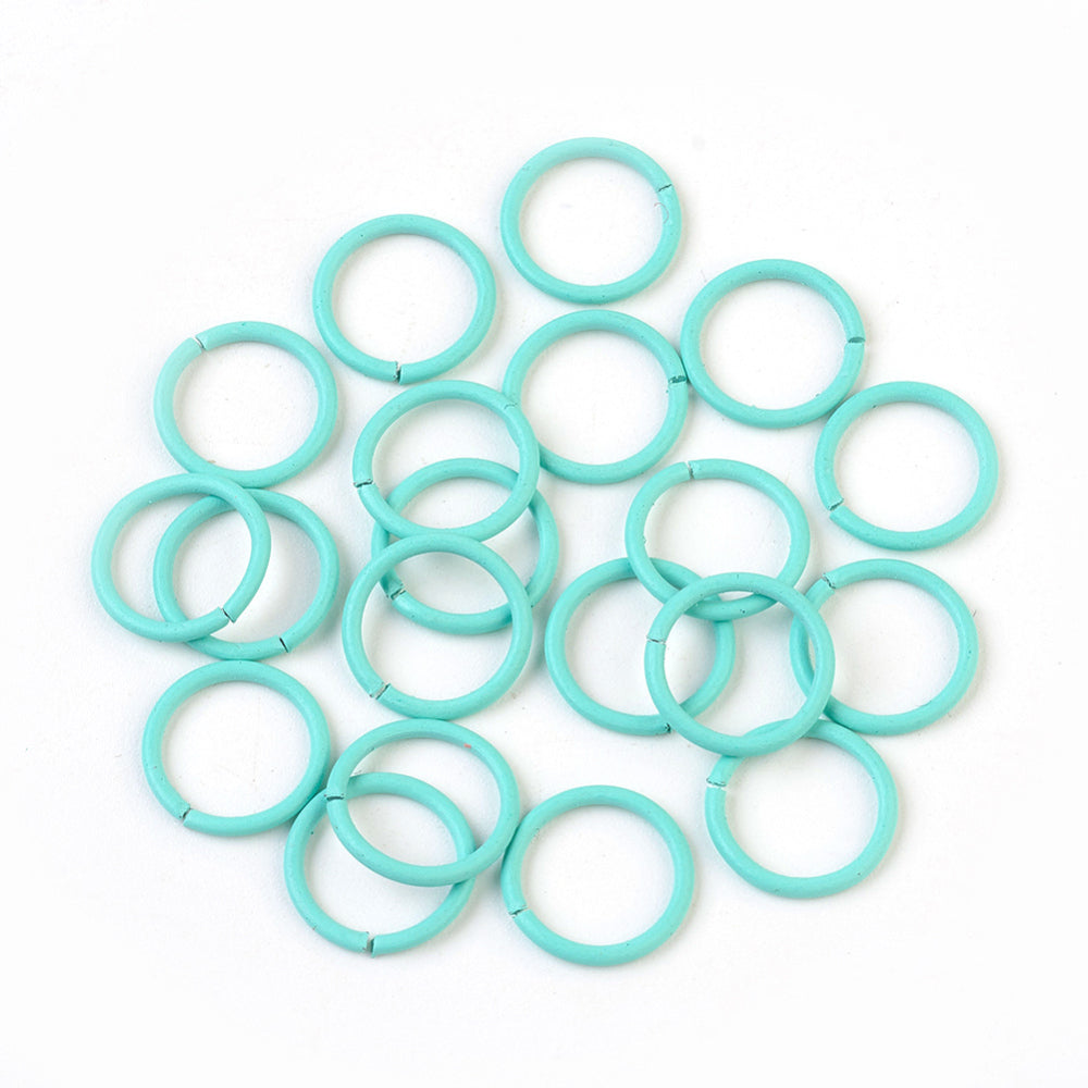 10mm Jumprings (20) - Turquoise