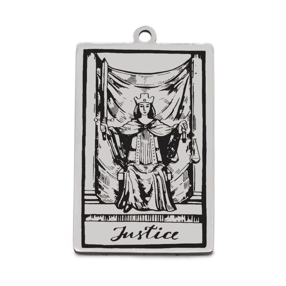 Justice - Tarot Card Pendant (1)