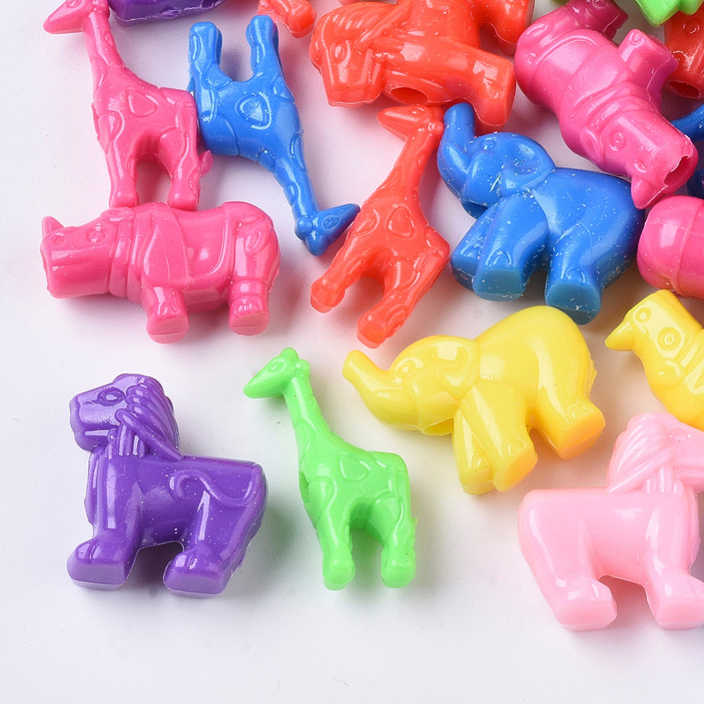 Animal Toddler Beads (10) - Elephant
