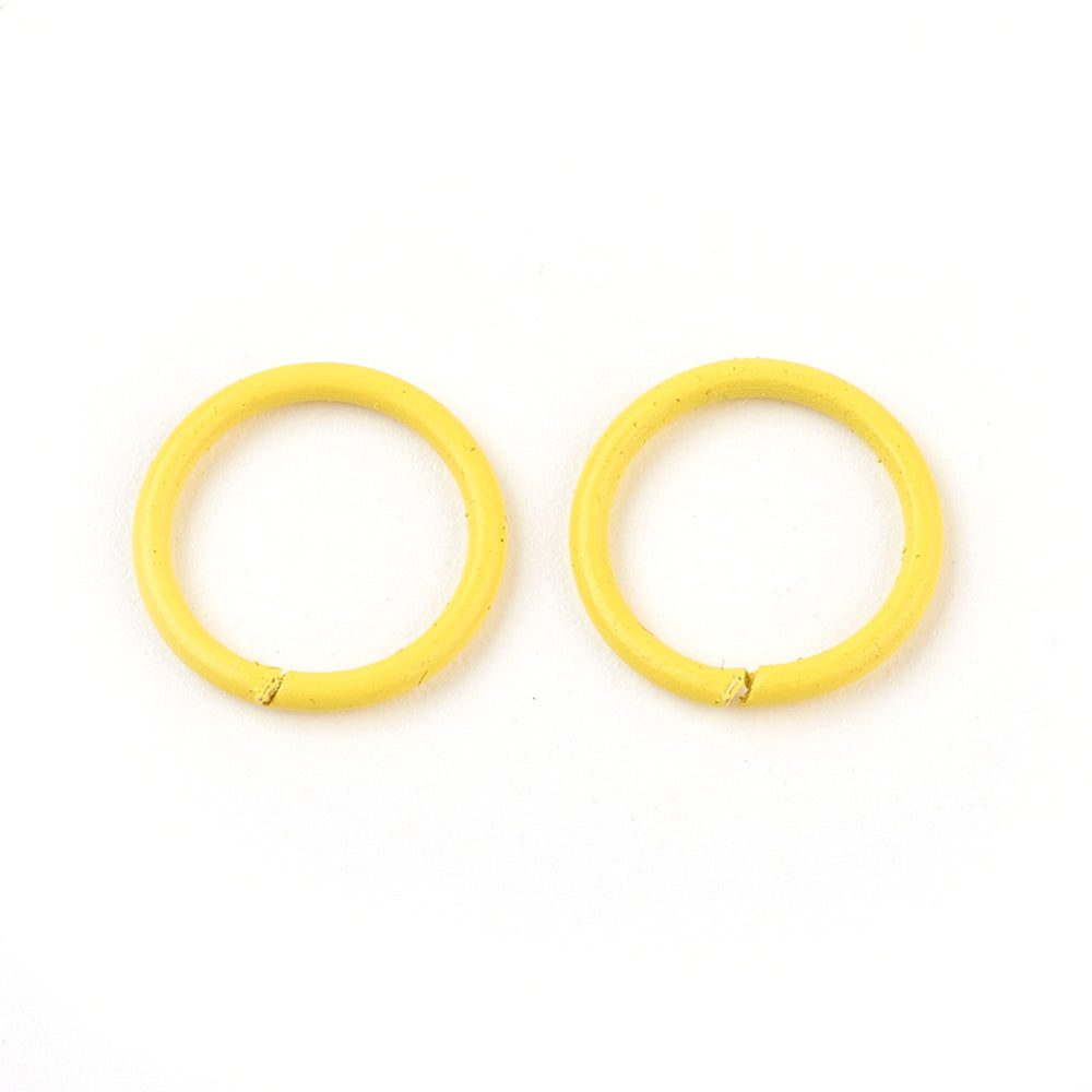 10mm Jumprings (20) - Yellow