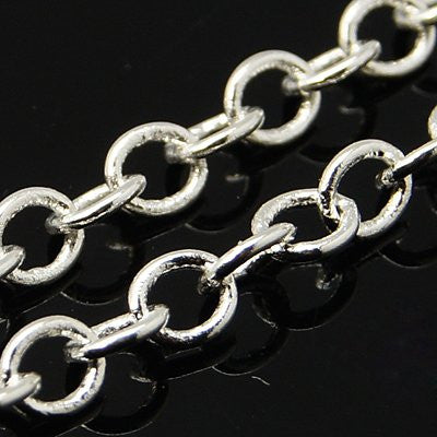 Cross Chain Unsoldered (10m) - Silver