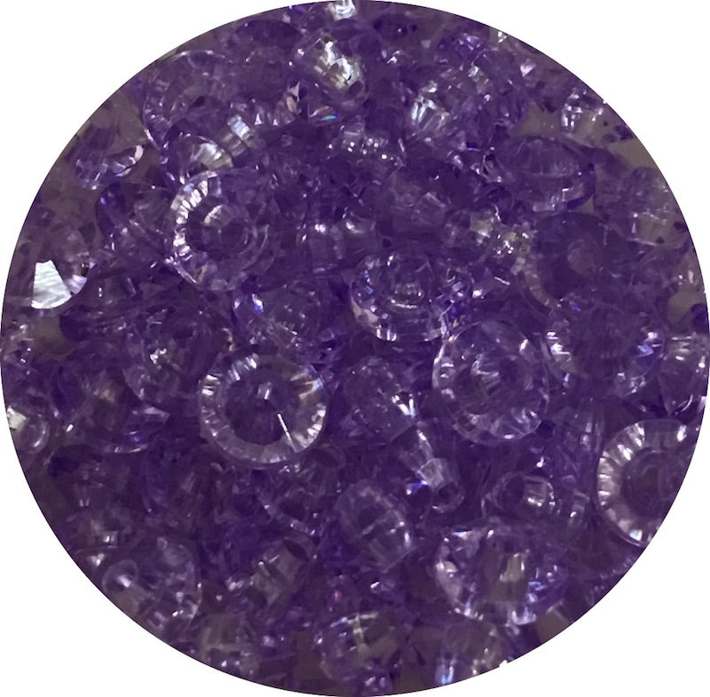 Rondelle Acrylic Beads 6x4mm (100)