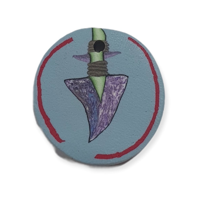 22mm Fimo Pendant (1) - Arrow