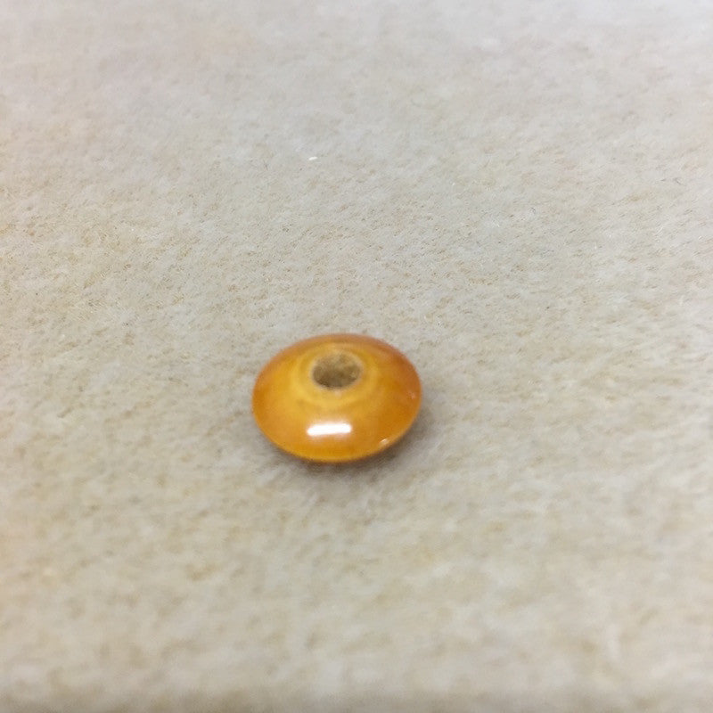 5x12mm Rondelle (25) - Vintage Lacquered Wood Beads