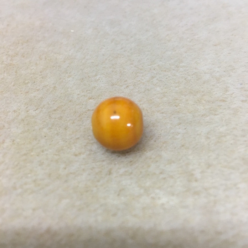 12mm Round Beads (10) - Vintage Lacquered Wood