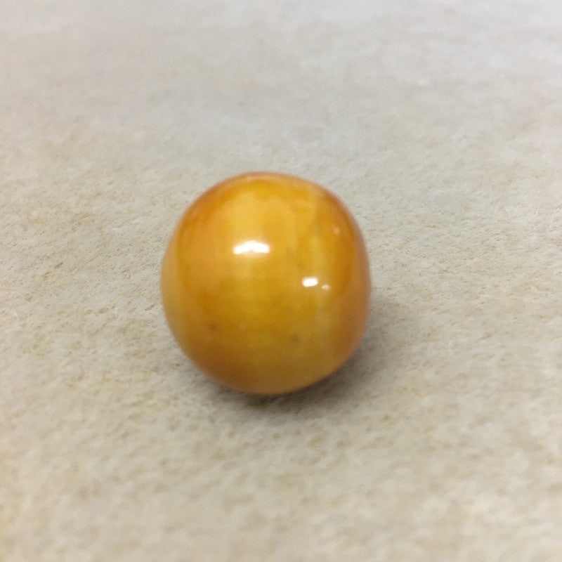 20mm Round (5) - Vintage Lacquered Wood Beads