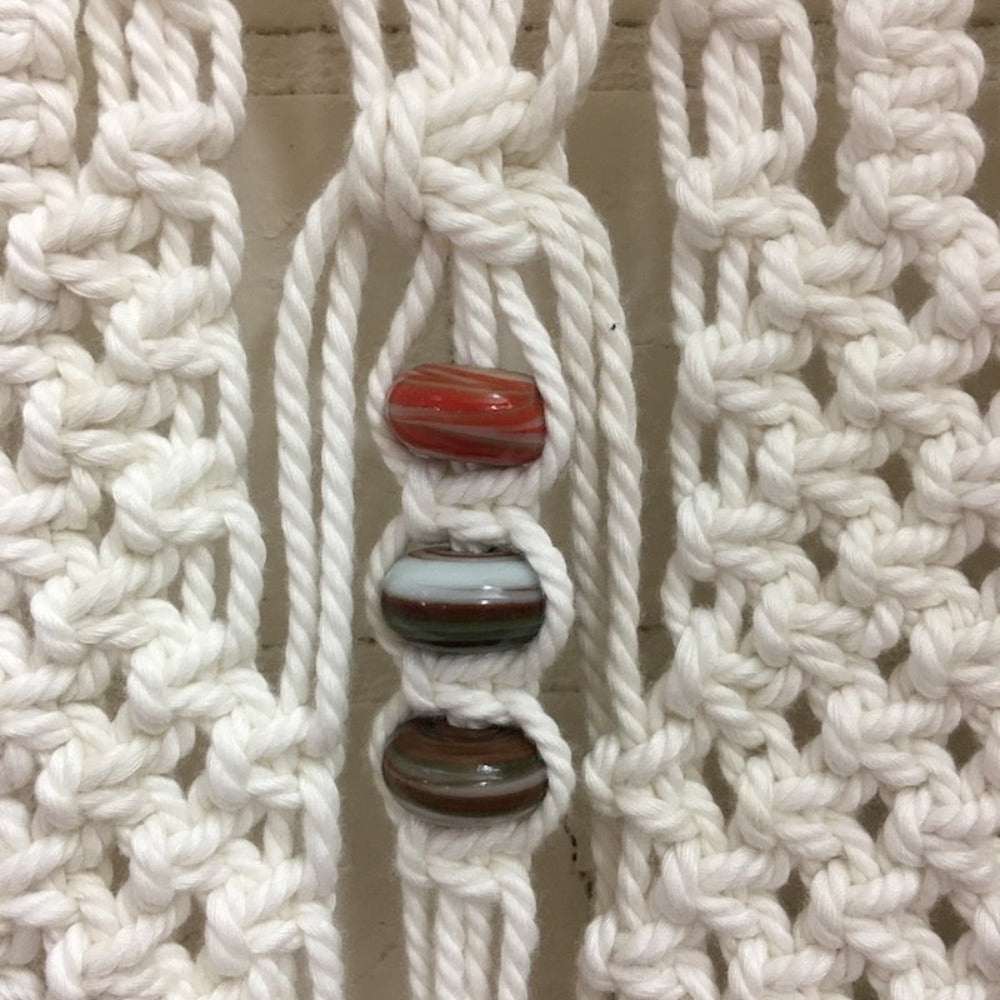 9x18mm Wheel (5) - Multi Colours - Glass Vintage Replica Trade Beads