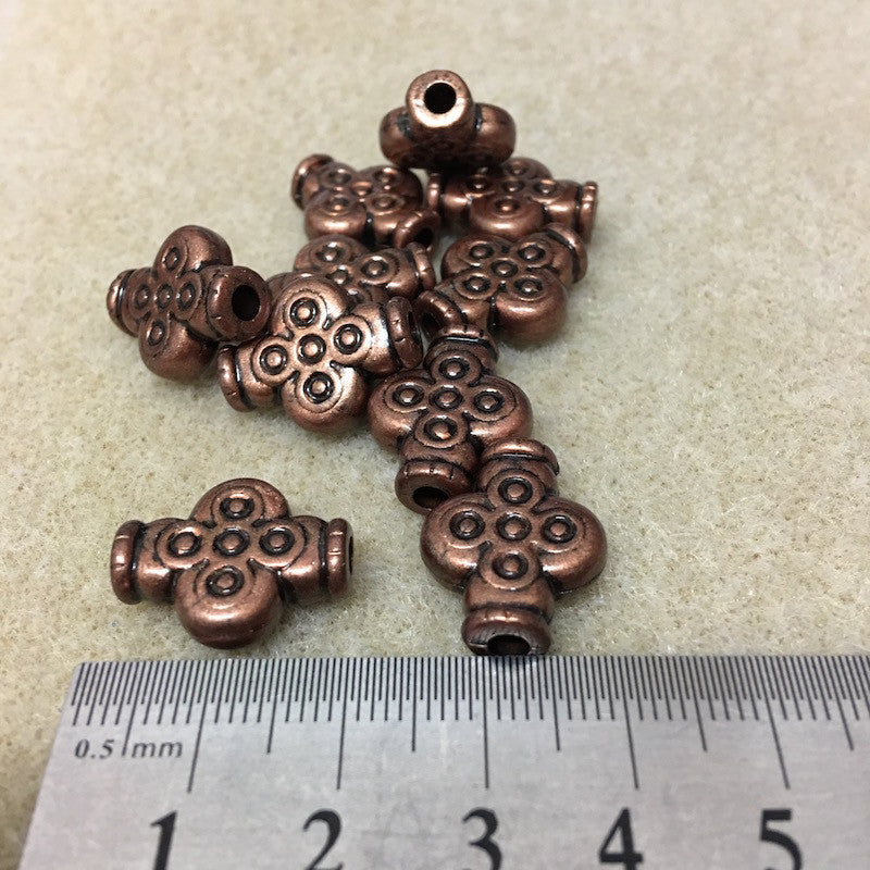 18x14mm Cross (10) - Ancient Brass - Moroccan Style Vintage Beads