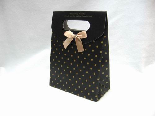 Dotty Gift Bag - Black Qty: 1