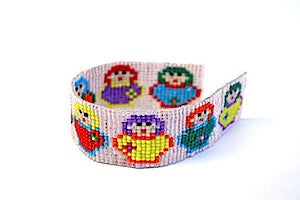 Babushka Square Stitch Bracelet Kit