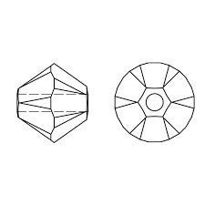 6mm Bicone Swarovski Crystal Beads (10 beads)