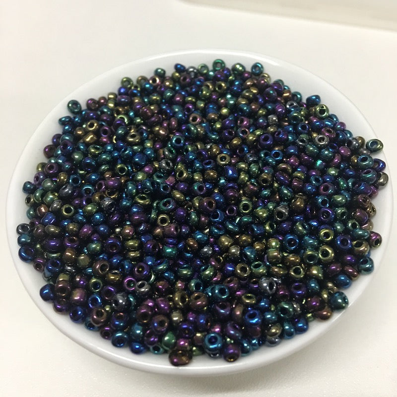Black - 12/0 Iris (25g) - Seed Beads
