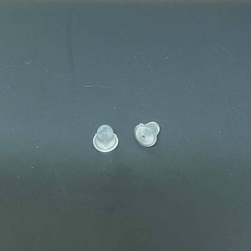 Earring (Bullet) Backs (100) - Silicone