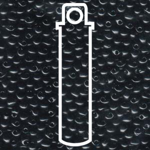 Black Opaque 3.4mm Drop - 25 gram Tube