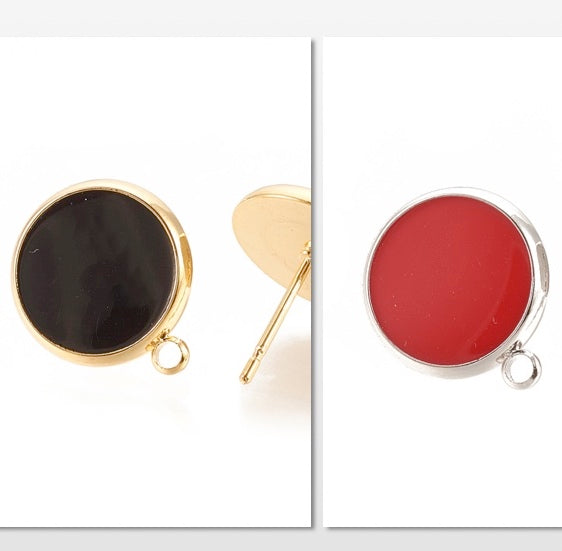 Studs w. Loop (2) - Enamel