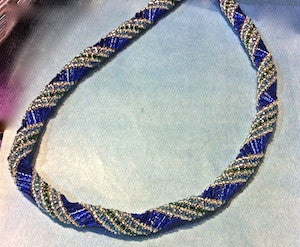 Fabulous Twist Necklace & Bracelet Kit Cobalt