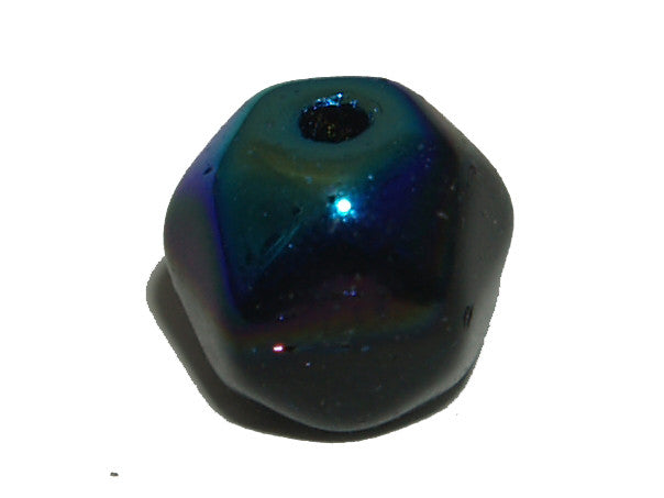 Black AB 6mm Twisted Round Qty: 10 beads - Bead Shack