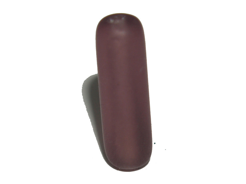 Amethyst Frosted 13x4mm Tube - Bead Shack