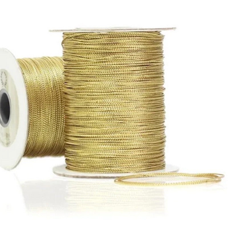 Gold (10m) - 1mm Metallic Cord