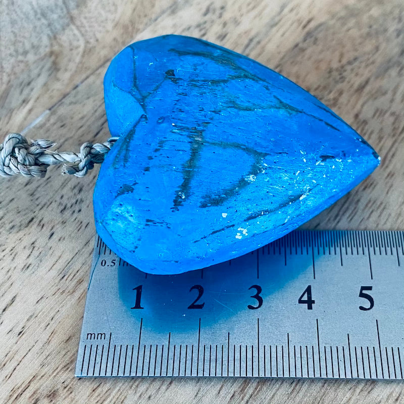 Heart (1) - Blue - Nautical Wood Craft Decoration