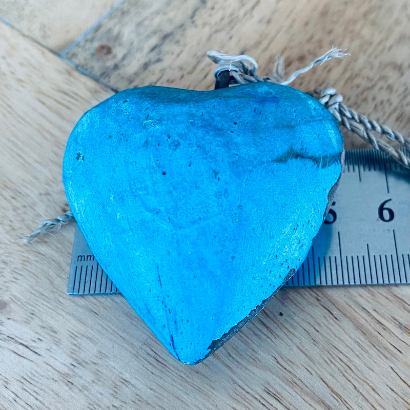 Heart (1) - Turquoise - Nautical Wood Craft Decoration