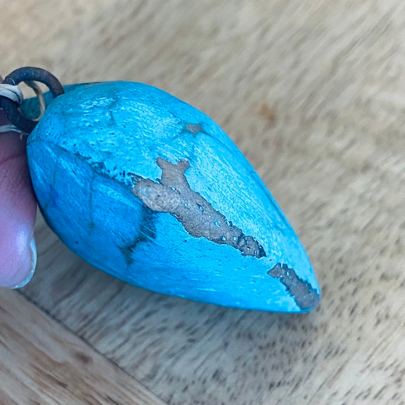 Heart (1) - Turquoise - Nautical Wood Craft Decoration