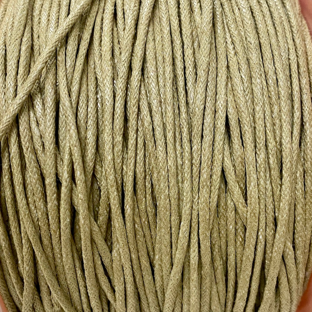 2mm Wax Cotton (10m) - Natural