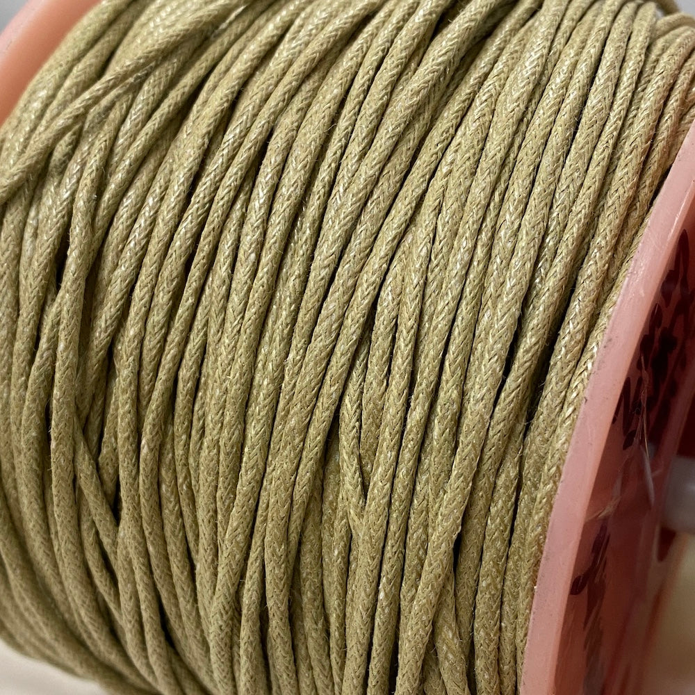 2mm Wax Cotton (10m) - Natural