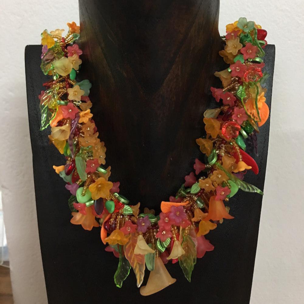 Along the Garden Path Necklace Kit - Autumn