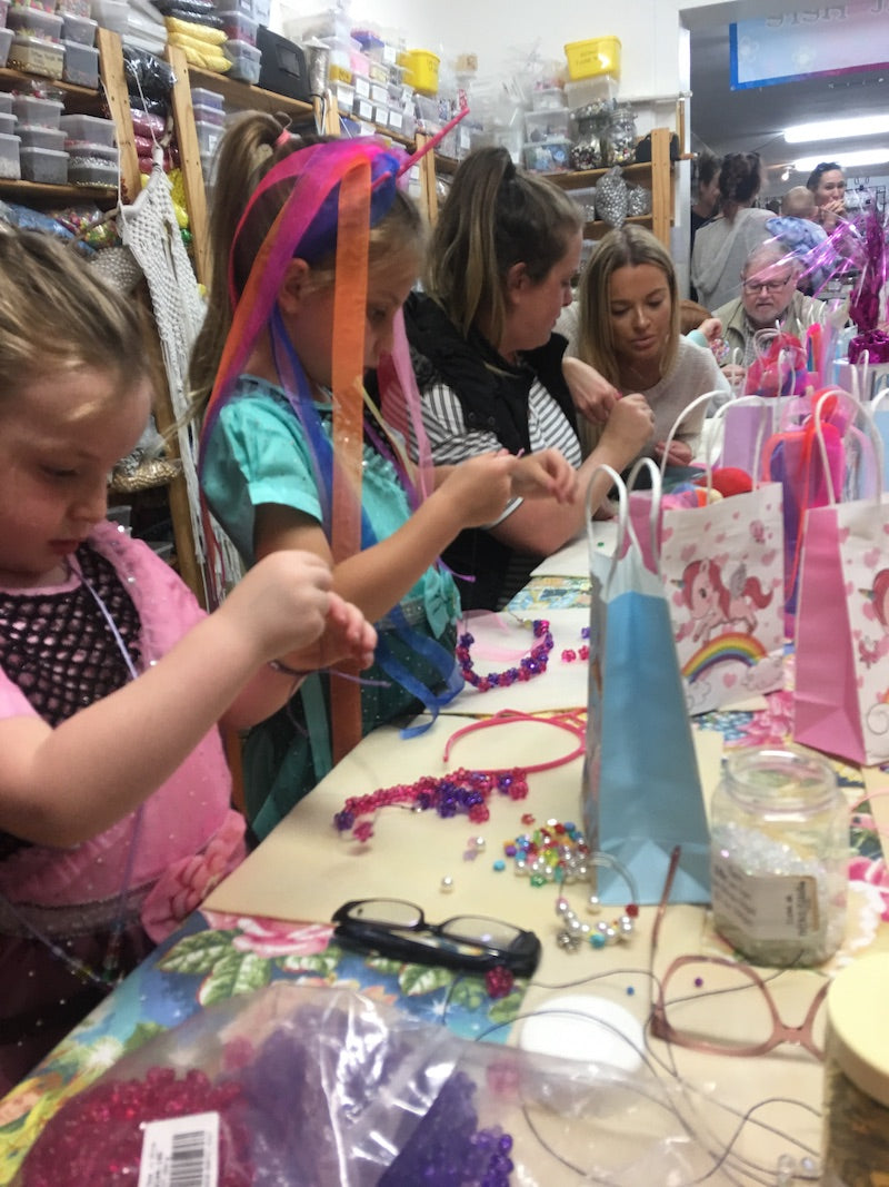 Rainbow Unicorn Kid's Birthday Party - Bead Shack