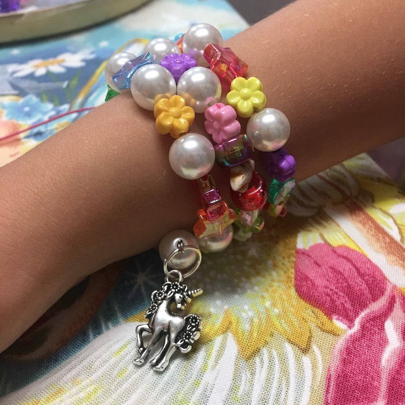 Rainbow Unicorn Kid's Birthday Party - Bead Shack