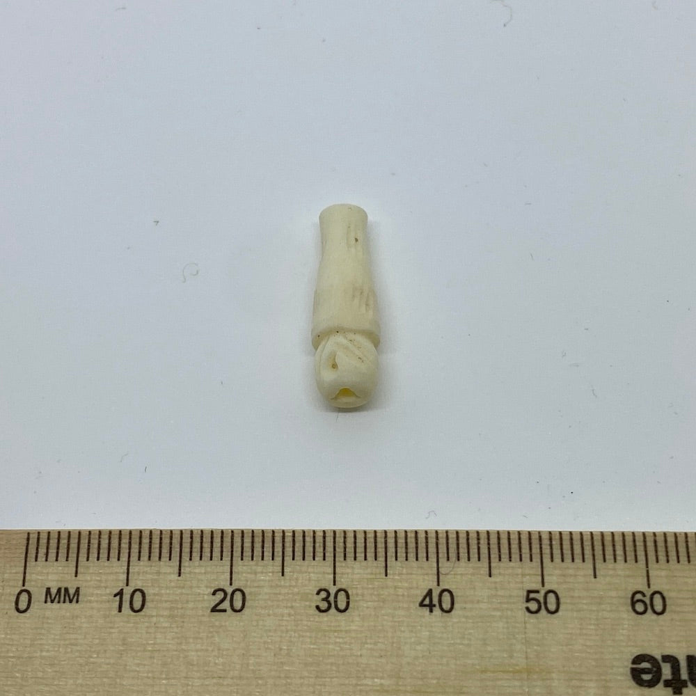 23x6mm Column Bead (10) - Vintage Bone Beads