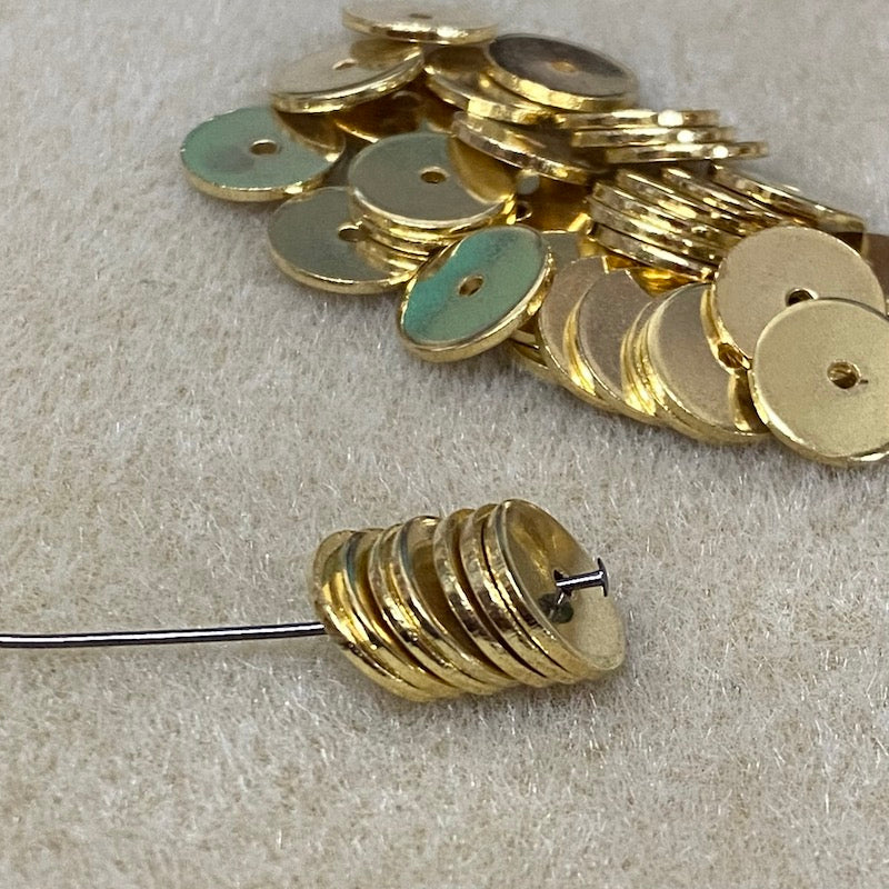 10mm Washers (50) - Gold